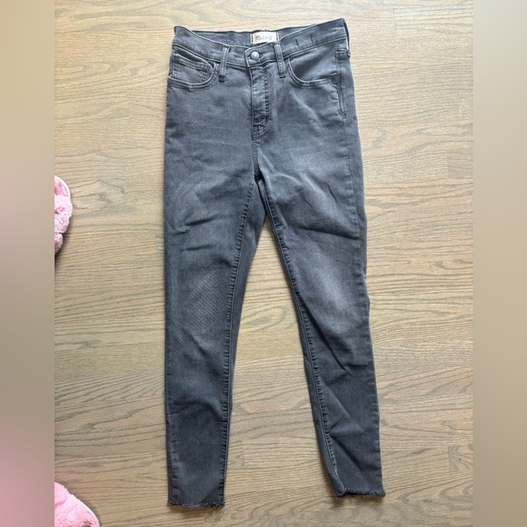 Madewell 9" Mid-Rise Skinny Jeans Grey Womens size 26 - Picture 7 of 9